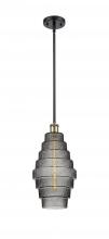 Innovations Lighting 516-1S-BAB-G673-8 - Cascade - 1 Light - 8 inch - Black Antique Brass - Mini Pendant