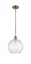 Innovations Lighting 516-1S-BB-G1215-10 - Athens Water Glass - 1 Light - 10 inch - Brushed Brass - Mini Pendant