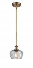 Innovations Lighting 516-1S-BB-G92-LED - Fenton - 1 Light - 7 inch - Brushed Brass - Mini Pendant