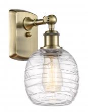 Innovations Lighting 516-1W-AB-G1013-LED - Belfast - 1 Light - 6 inch - Antique Brass - Sconce