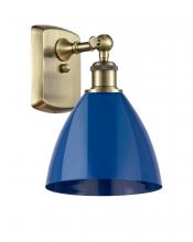 Innovations Lighting 516-1W-AB-MBD-75-BL-LED - Plymouth - 1 Light - 8 inch - Antique Brass - Sconce