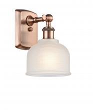 Innovations Lighting 516-1W-AC-G411-LED - Dayton - 1 Light - 6 inch - Antique Copper - Sconce