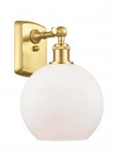 Innovations Lighting 516-1W-SG-G121 - Athens - 1 Light - 8 inch - Satin Gold - Sconce