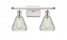 Innovations Lighting 516-2W-WPC-G275-LED - Conesus - 2 Light - 16 inch - White Polished Chrome - Bath Vanity Light
