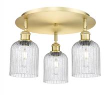 Innovations Lighting 516-3C-SG-G559-5SDY - Bridal Veil - 3 Light - 17 inch - Satin Gold - Flush Mount