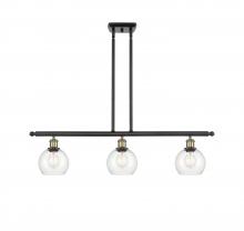 Innovations Lighting 516-3I-BAB-G122-6 - Athens - 3 Light - 36 inch - Black Antique Brass - Cord hung - Island Light