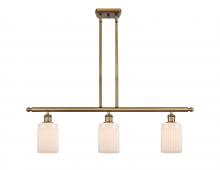 Innovations Lighting 516-3I-BB-G341 - Hadley - 3 Light - 36 inch - Brushed Brass - Cord hung - Island Light