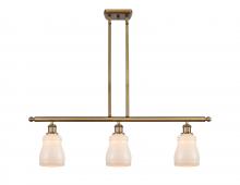 Innovations Lighting 516-3I-BB-G391 - Ellery - 3 Light - 36 inch - Brushed Brass - Cord hung - Island Light