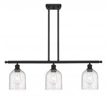 Innovations Lighting 516-3I-BK-G558-6SDY - Bella - 3 Light - 36 inch - Matte Black - Cord hung - Island Light