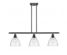 Innovations Lighting 516-3I-BK-GBD-754 - Bristol - 3 Light - 36 inch - Matte Black - Cord hung - Island Light