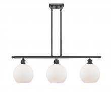 Innovations Lighting 516-3I-OB-G121 - Athens - 3 Light - 36 inch - Oil Rubbed Bronze - Cord hung - Island Light