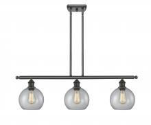 Innovations Lighting 516-3I-OB-G122-LED - Athens - 3 Light - 36 inch - Oil Rubbed Bronze - Cord hung - Island Light