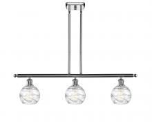 Innovations Lighting 516-3I-PC-G1213-6 - Athens Deco Swirl - 3 Light - 36 inch - Polished Chrome - Cord hung - Island Light