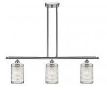 Innovations Lighting 516-3I-SN-M18-SN - Nestbrook - 3 Light - 36 inch - Satin Nickel - Multi Pendant