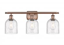 Innovations Lighting 516-3W-AC-G558-6SDY - Bella - 3 Light - 26 inch - Antique Copper - Bath Vanity Light