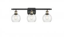 Innovations Lighting 516-3W-BAB-G124-6 - Athens - 3 Light - 26 inch - Black Antique Brass - Bath Vanity Light