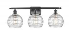 Innovations Lighting 516-3W-OB-G1213-8-LED - Athens Deco Swirl - 3 Light - 28 inch - Oil Rubbed Bronze - Bath Vanity Light