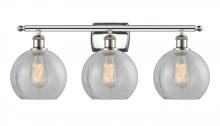 Innovations Lighting 516-3W-PN-G125-8 - Athens - 3 Light - 28 inch - Polished Nickel - Bath Vanity Light