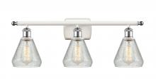 Innovations Lighting 516-3W-WPC-G275-LED - Conesus - 3 Light - 26 inch - White Polished Chrome - Bath Vanity Light