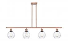 Innovations Lighting 516-4I-AC-G362-LED - Waverly - 4 Light - 48 inch - Antique Copper - Cord hung - Island Light