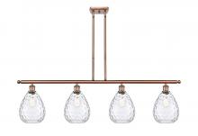 Innovations Lighting 516-4I-AC-G372-LED - Waverly - 4 Light - 48 inch - Antique Copper - Cord hung - Island Light