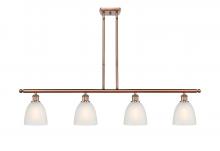Innovations Lighting 516-4I-AC-G381-LED - Castile - 4 Light - 48 inch - Antique Copper - Cord hung - Island Light