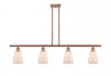 Innovations Lighting 516-4I-AC-G391-LED - Ellery - 4 Light - 48 inch - Antique Copper - Cord hung - Island Light