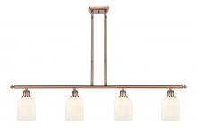 Innovations Lighting 516-4I-AC-G559-5GWH - Bridal Veil - 4 Light - 48 inch - Antique Copper - Cord hung - Island Light