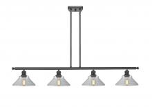 Innovations Lighting 516-4I-BK-G132-LED - Orwell - 4 Light - 48 inch - Matte Black - Cord hung - Island Light