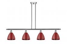 Innovations Lighting 516-4I-PC-MBD-75-RD - Plymouth - 4 Light - 48 inch - Polished Chrome - Cord hung - Island Light