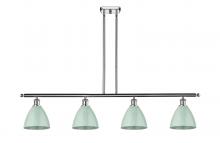 Innovations Lighting 516-4I-PC-MBD-75-SF - Plymouth - 4 Light - 48 inch - Polished Chrome - Cord hung - Island Light