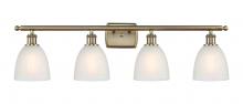 Innovations Lighting 516-4W-AB-G381 - Castile - 4 Light - 36 inch - Antique Brass - Bath Vanity Light