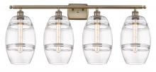 Innovations Lighting 516-4W-AB-G557-8CL - Vaz - 4 Light - 38 inch - Antique Brass - Bath Vanity Light