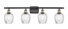 Innovations Lighting 516-4W-BAB-G292-LED - Salina - 4 Light - 36 inch - Black Antique Brass - Bath Vanity Light