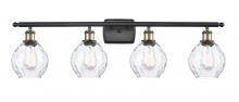 Innovations Lighting 516-4W-BAB-G362-LED - Waverly - 4 Light - 36 inch - Black Antique Brass - Bath Vanity Light