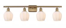 Innovations Lighting 516-4W-BB-G461-6 - Norfolk - 4 Light - 36 inch - Brushed Brass - Bath Vanity Light