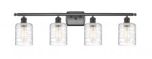 Innovations Lighting 516-4W-BK-G1113 - Cobbleskill - 4 Light - 35 inch - Matte Black - Bath Vanity Light