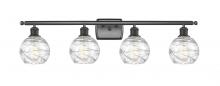 Innovations Lighting 516-4W-OB-G1213-6-LED - Athens Deco Swirl - 4 Light - 36 inch - Oil Rubbed Bronze - Bath Vanity Light