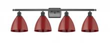 Innovations Lighting 516-4W-OB-MBD-75-RD - Plymouth - 4 Light - 38 inch - Oil Rubbed Bronze - Bath Vanity Light