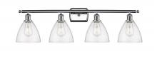 Innovations Lighting 516-4W-PC-GBD-754 - Bristol - 4 Light - 38 inch - Polished Chrome - Bath Vanity Light