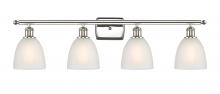 Innovations Lighting 516-4W-PN-G381 - Castile - 4 Light - 36 inch - Polished Nickel - Bath Vanity Light