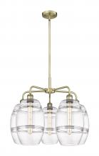 Innovations Lighting 516-5CR-AB-G557-8CL - Vaz - 5 Light - 26 inch - Antique Brass - Chandelier