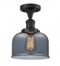 Innovations Lighting 517-1CH-BK-G73 - Bell - 1 Light - 8 inch - Matte Black - Semi-Flush Mount