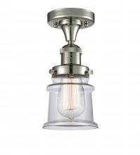 Innovations Lighting 517-1CH-PN-G182S - Canton - 1 Light - 6 inch - Polished Nickel - Semi-Flush Mount