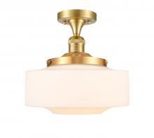 Innovations Lighting 517-1CH-SG-G691-12 - Bridgeton - 1 Light - 12 inch - Satin Gold - Semi-Flush Mount