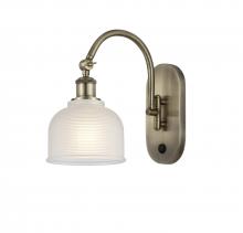 Innovations Lighting 518-1W-AB-G411-LED - Dayton - 1 Light - 6 inch - Antique Brass - Sconce