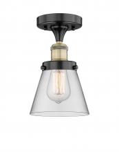 Innovations Lighting 616-1F-BAB-G62 - Cone - 1 Light - 6 inch - Black Antique Brass - Semi-Flush Mount