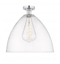 Innovations Lighting 616-1F-PC-GBD-162 - Bristol - 1 Light - 16 inch - Polished Chrome - Semi-Flush Mount