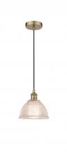 Innovations Lighting 616-1P-AB-G422-LED - Arietta - 1 Light - 8 inch - Antique Brass - Cord hung - Mini Pendant