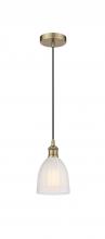 Innovations Lighting 616-1P-AB-G441-LED - Brookfield - 1 Light - 6 inch - Antique Brass - Cord hung - Mini Pendant